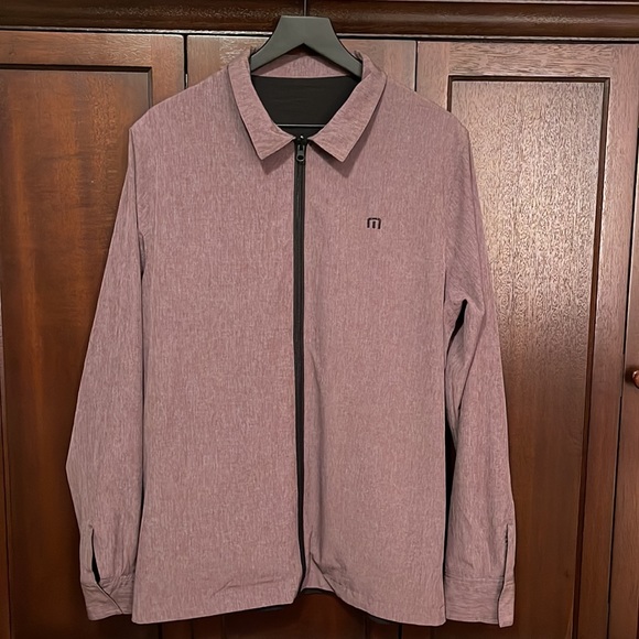 TRAVIS MATHEW L/S REVERSIBLE LIGHT WEIGHT GOLF JACKET. NWOT - Picture 1 of 12